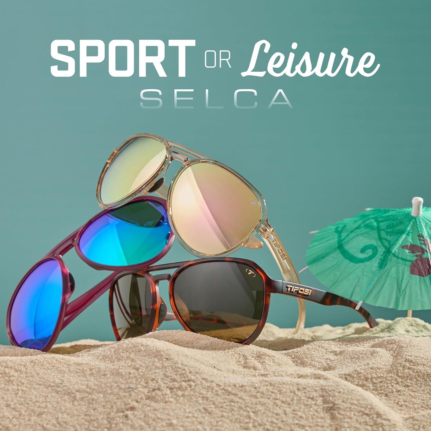 imageSelca Tangle Free Aviator Men ampamp Womens Sunglasses Ideal for Golf Hiking Running Pickleball ampamp Great Lifestyle LookBlackout Smoke