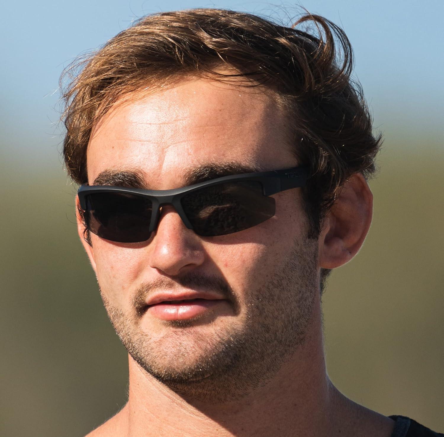 imageShutOut MultiSport Sunglasses Ideal For Baseball Golf and Great Lifestyle LookBlackout Smoke Lens