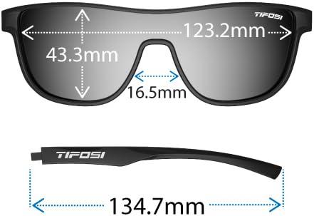imageSizzle Tangle Free Sport Sunglasses Ideal For Running Cycling Golf Pickleball Tennis and Trendy Lifestyle LookSatin Vapor Smoke Red Lens