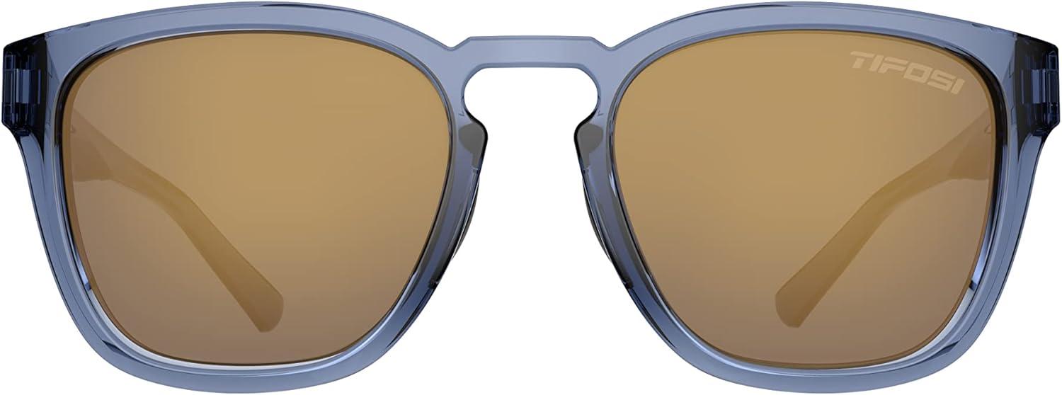 imageSmirk Womens Sunglasses ampamp Mens Glasses Tangle Free Ideal For Running Beach Lifestyle Golf Hiking and PickleballCrystal Denim Gold Mirror