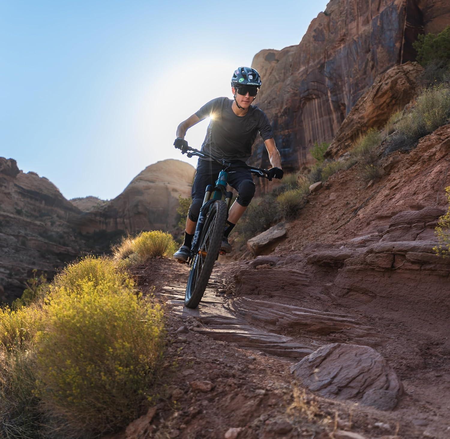 imageTifosi Moab Cycling Glasses Ideal For Cycling Gravel MTB ampamp Road Baseball ampamp Pickleball Shatterproof Polycarbonate LensMist Clarion Blue Fototec