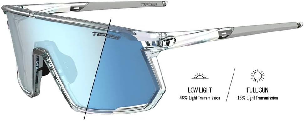 imageTifosi Moab Cycling Glasses Ideal For Cycling Gravel MTB ampamp Road Baseball ampamp Pickleball Shatterproof Polycarbonate LensMist Clarion Blue Fototec