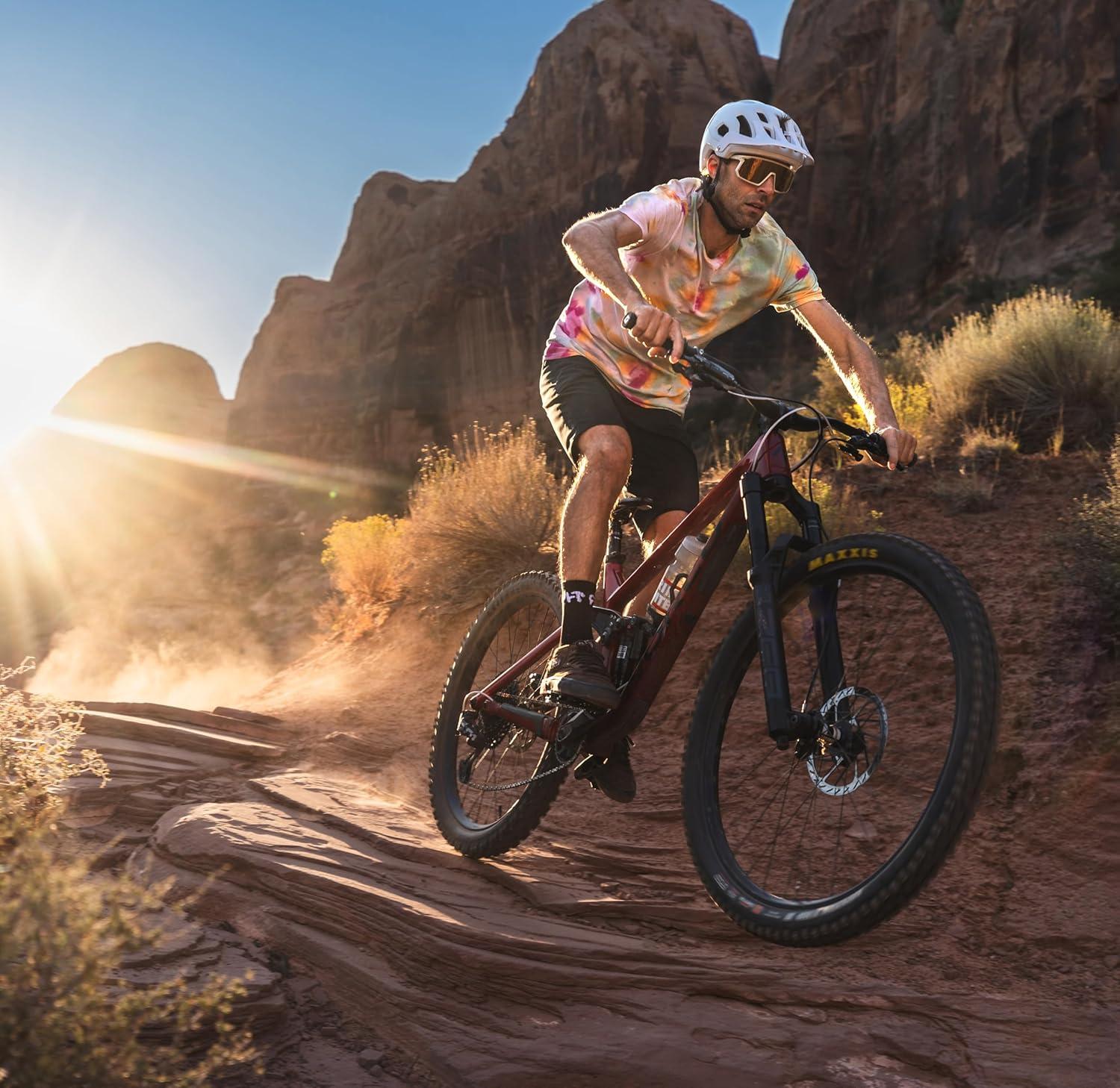 imageTifosi Moab Cycling Glasses Ideal For Cycling Gravel MTB ampamp Road Baseball ampamp Pickleball Shatterproof Polycarbonate LensSahara Clarion GoldAc RedClear