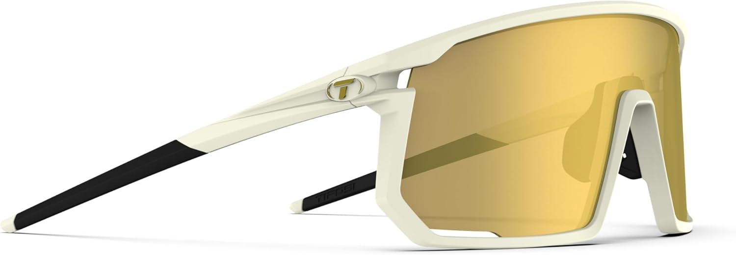 imageTifosi Moab Cycling Glasses Ideal For Cycling Gravel MTB ampamp Road Baseball ampamp Pickleball Shatterproof Polycarbonate LensSahara Clarion GoldAc RedClear