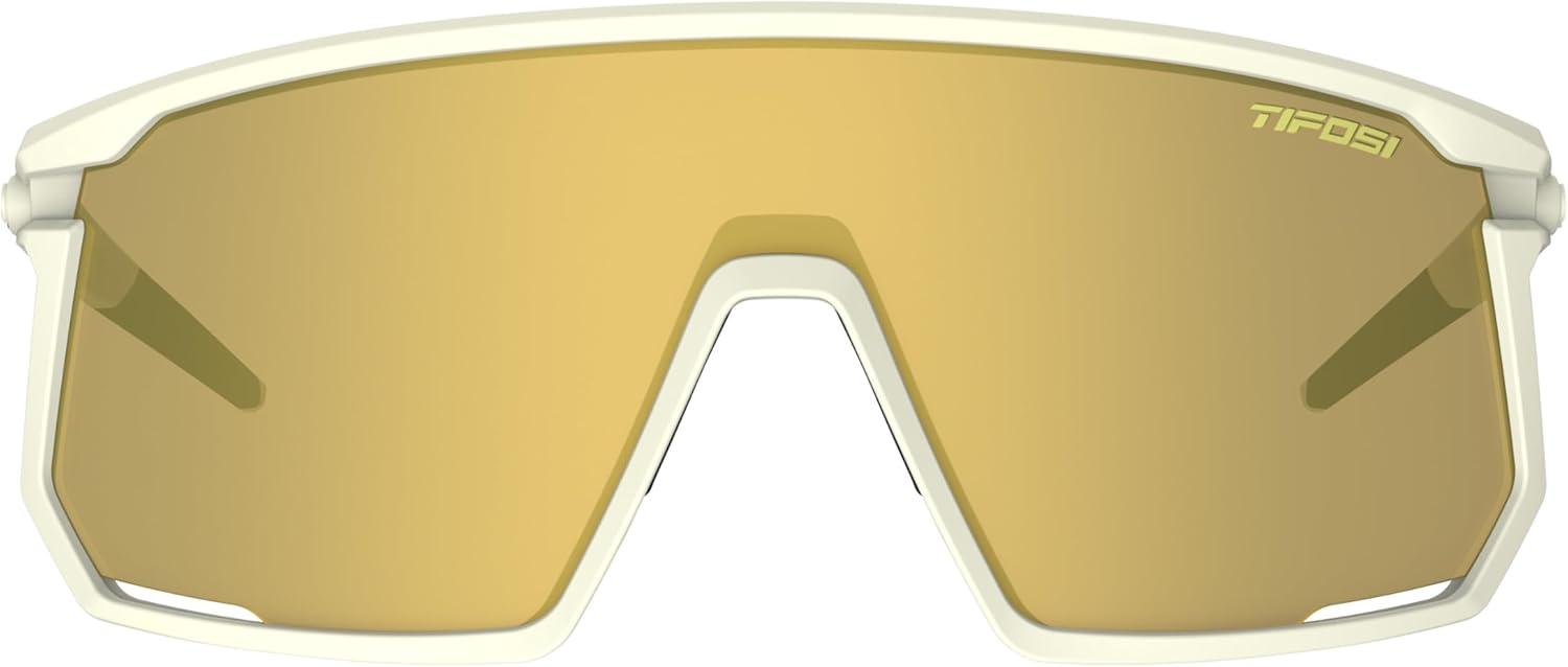 imageTifosi Moab Cycling Glasses Ideal For Cycling Gravel MTB ampamp Road Baseball ampamp Pickleball Shatterproof Polycarbonate LensSahara Clarion GoldAc RedClear