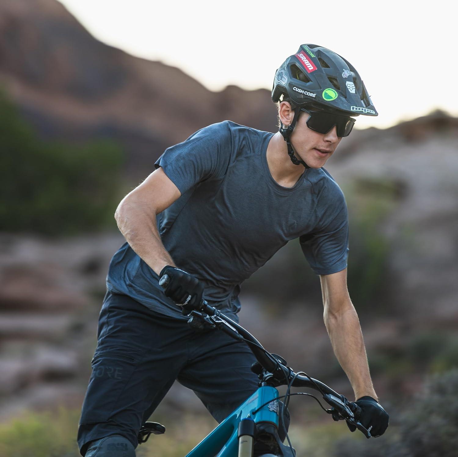 imageTifosi Moab Cycling Glasses Ideal For Cycling Gravel MTB ampamp Road Baseball ampamp Pickleball Shatterproof Polycarbonate LensSahara Clarion GoldAc RedClear