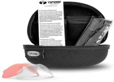 imageTifosi Optics Rail XC Sport Sunglasses Ideal For Cycling Road ampamp Gravel Baseball Softball and RunningBlackout SmokeAc RedClear