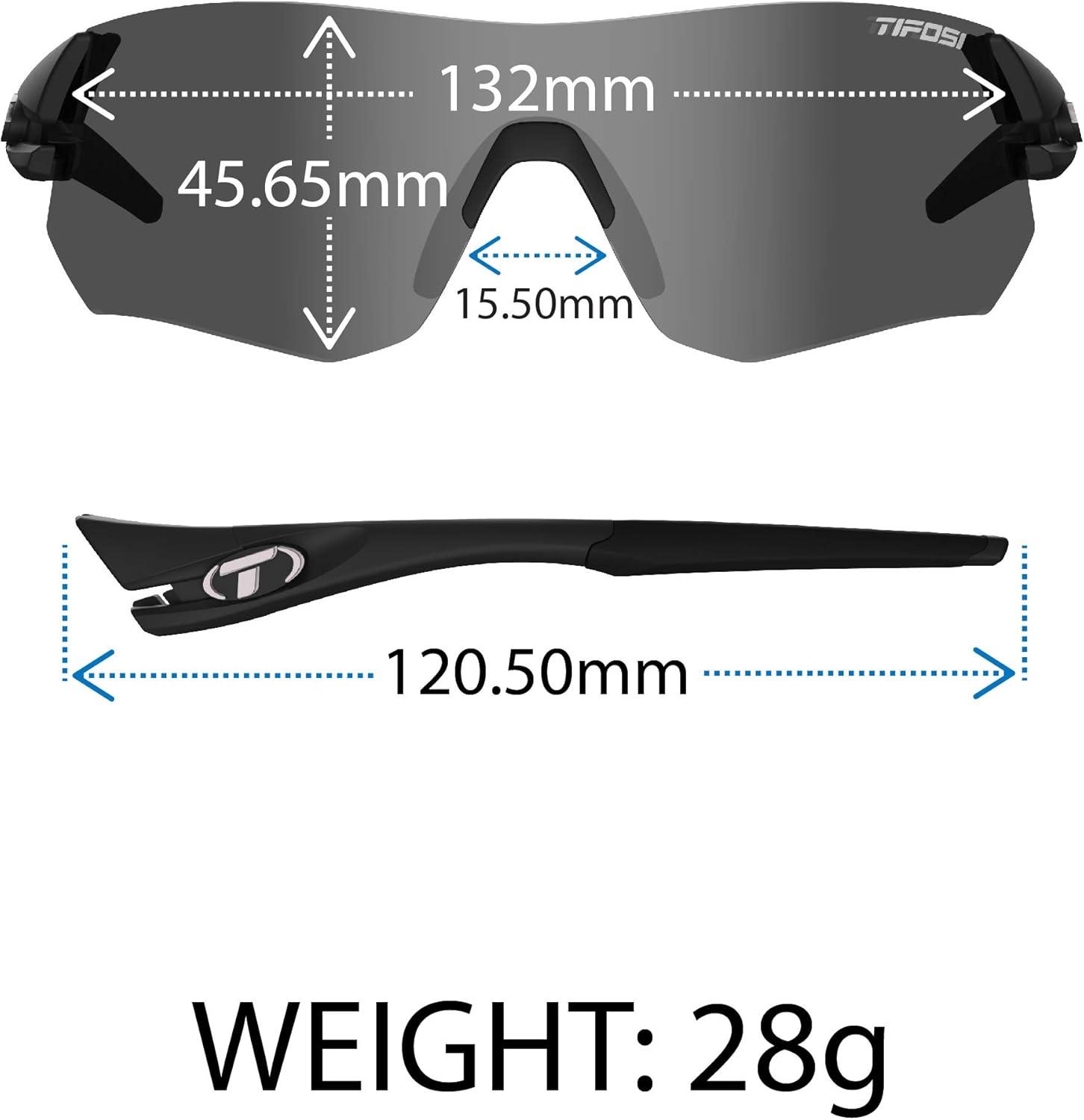 imageTifosi Tsali Sport Sunglasses Ideal For Cycling Hiking RunningCrystal Neon Green SmokeAc RedClear