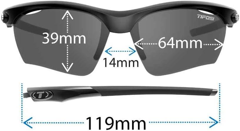 imageTifosi Vero Sport Sunglasses Unisex Ideal For Baseball Cricket Cycling Golf Hiking Running Tennis ampamp PickleballGloss Black Smoke Polarized