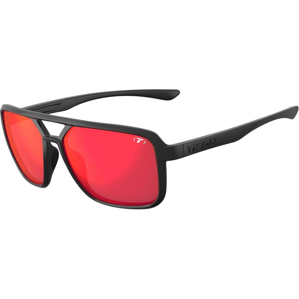 imageSalto Tangle Free Aviator Style Men ampamp Womens Sunglasses  Ideal for Golf Hiking Running Pickleball ampamp Great Lifestyle LookBlackout Smoke Red Mirror