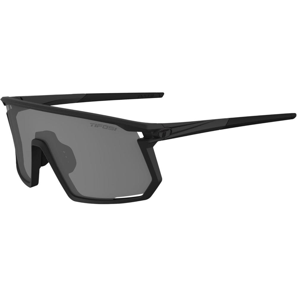 imageTifosi Moab Cycling Glasses  Ideal For Cycling Gravel MTB ampamp Road Baseball ampamp Pickleball  Shatterproof Polycarbonate LensBlackout SmokeAc RedClear