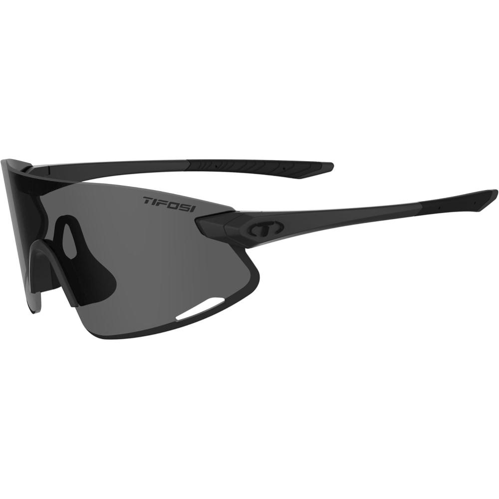 imageTifosi Optics Vogel XC Sunglasses Sport Sunglasses Men ampamp Women Small Medium Fit Ideal For Baseball Cycling Golf RunningBlackout  Smoke