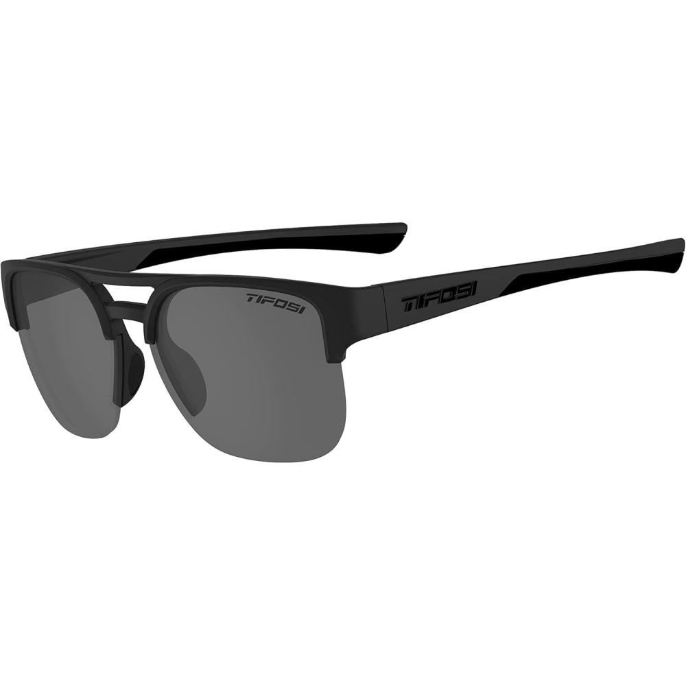 imageTifosi Salvo Sport Sunglasses  Ideal For Fishing Hiking Running Active Lifestyle And Trendy LooksBlackout Smoke