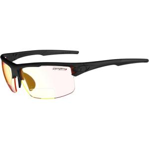 Rivet Sport Sunglasses, Ideal For Cycling, Golf, Pickleball, Running And Tennis(Blackout (Clarion Red Fototec +2.0))