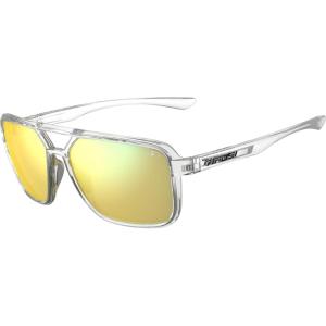 Salto Tangle Free Aviator Style Men & Womens Sunglasses – Ideal for Golf, Hiking, Running, Pickleball & Great Lifestyle Look(Crystal Clear (Smoke Yellow Mirror))