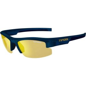 ShutOut Multi-Sport Sunglasses – Ideal For Baseball, Golf and Great Lifestyle Look(Midnight Navy (Smoke Yellow Lens))
