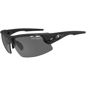 Tifosi Crit Sunglasses, Matte Black with Smoke/AC Red/Clear lenses