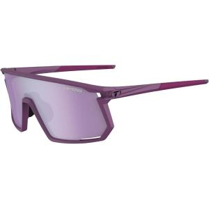 Tifosi Moab Cycling Glasses – Ideal For Cycling (Gravel, MTB & Road), Baseball & Pickleball – Shatterproof Polycarbonate Lens(Plum Passion (Clarion Deep Purple/Ac Red/Clear))