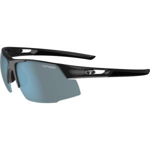 Tifosi Optics Centus Golf Sunglasses(Gloss Black (Smoke Bright Blue Lens))