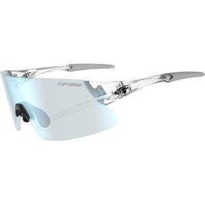 Tifosi Optics Rail XC Sport Sunglasses – Ideal For Cycling (Road & Gravel), Baseball, Softball and Running(Crystal Clear (Clarion Blue Fototec))