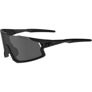 Tifosi Optics Stash Sunglasses – Ideal For Cycling (Gravel, MTB & Road), Baseball, Softball & Pickleball(Blackout (Smoke/Ac Red/Clear))
