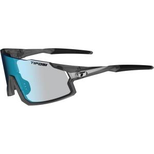 Tifosi Optics Stash Sunglasses – Ideal For Cycling (Gravel, MTB & Road), Baseball, Softball & Pickleball(Matte Smoke (Clarion Blue Fototec))