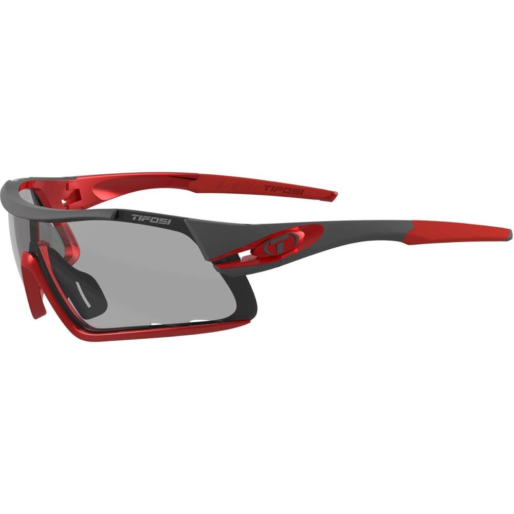 imageTifosi Optics Davos Cycling Sunglasses wLight Adapting Fototec Lenses Race Red