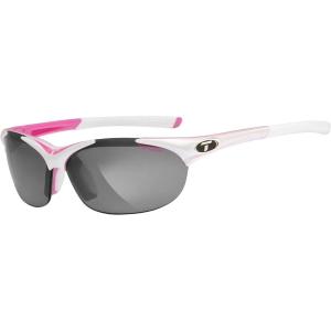 Tifosi Womens Wisp 0040103101 Wrap Sunglasses,Race Pink Frame/Grey, Red & Clear Lens,One Size