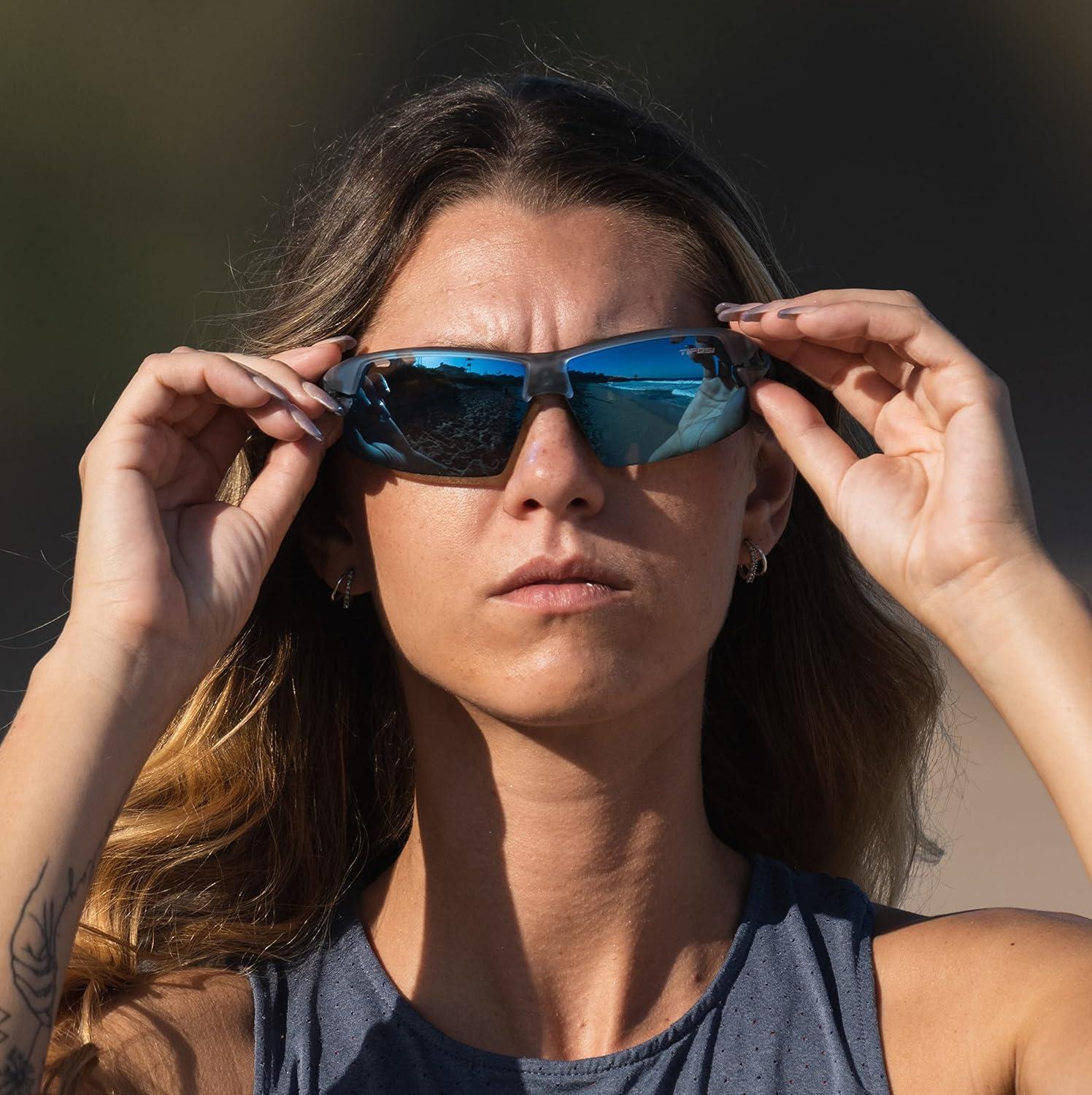 imageTifosi Crit Polarized Sunglasses Matte Smoke with Enliven OffShore Lenses