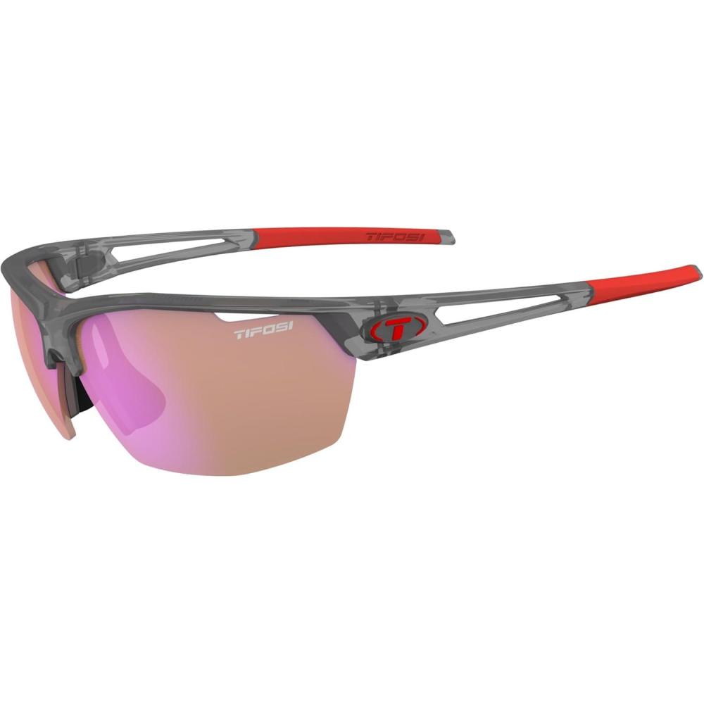 image:imageTifosi Optics Navar Sport Sunglasses Ideal For Golf Pickleball Running amp Tennis Vented Lenses Prevent FoggingSatin Vapor Ac Red