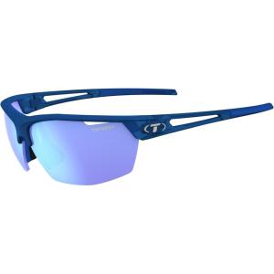Tifosi Optics Navar Sport Sunglasses – Ideal For Golf, Pickleball, Running & Tennis. Vented Lenses Prevent Fogging(Midnight Vapor  Sky Blue Mirror)