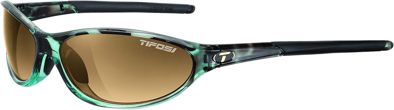 image:imageAlpe 20 Womens Sport Sunglasses Ideal for Golf Hiking Running and Great Lifestyle LookBlue Tortoise Brown Gradient Lens