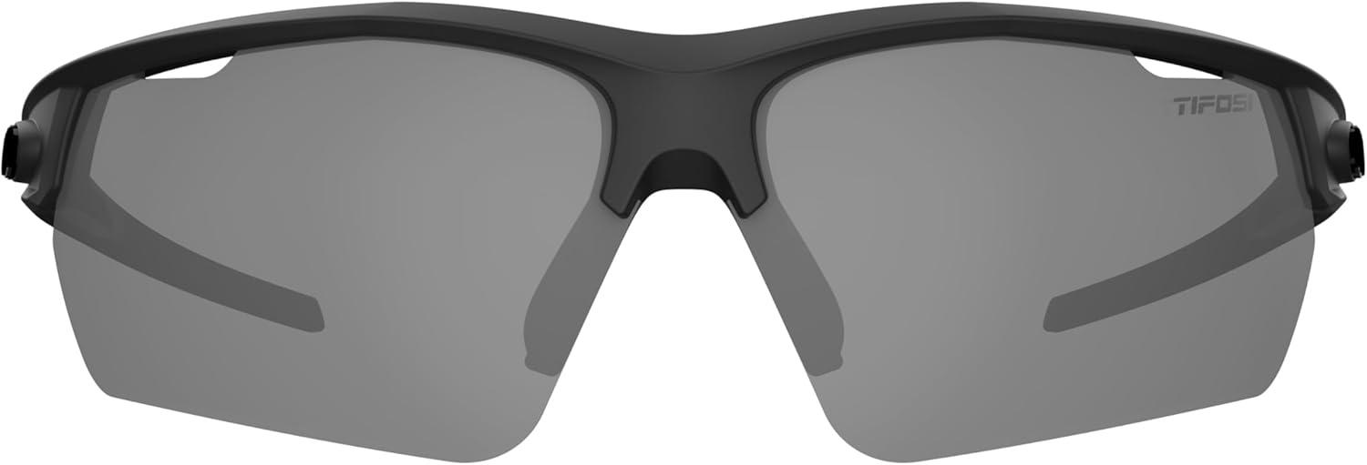 image:imageTifosi Optics Navar FC Full Coverage Sport Sunglasses Ideal For Golf Pickleball Running amp Tennis Vented LensesBlackout Smoke