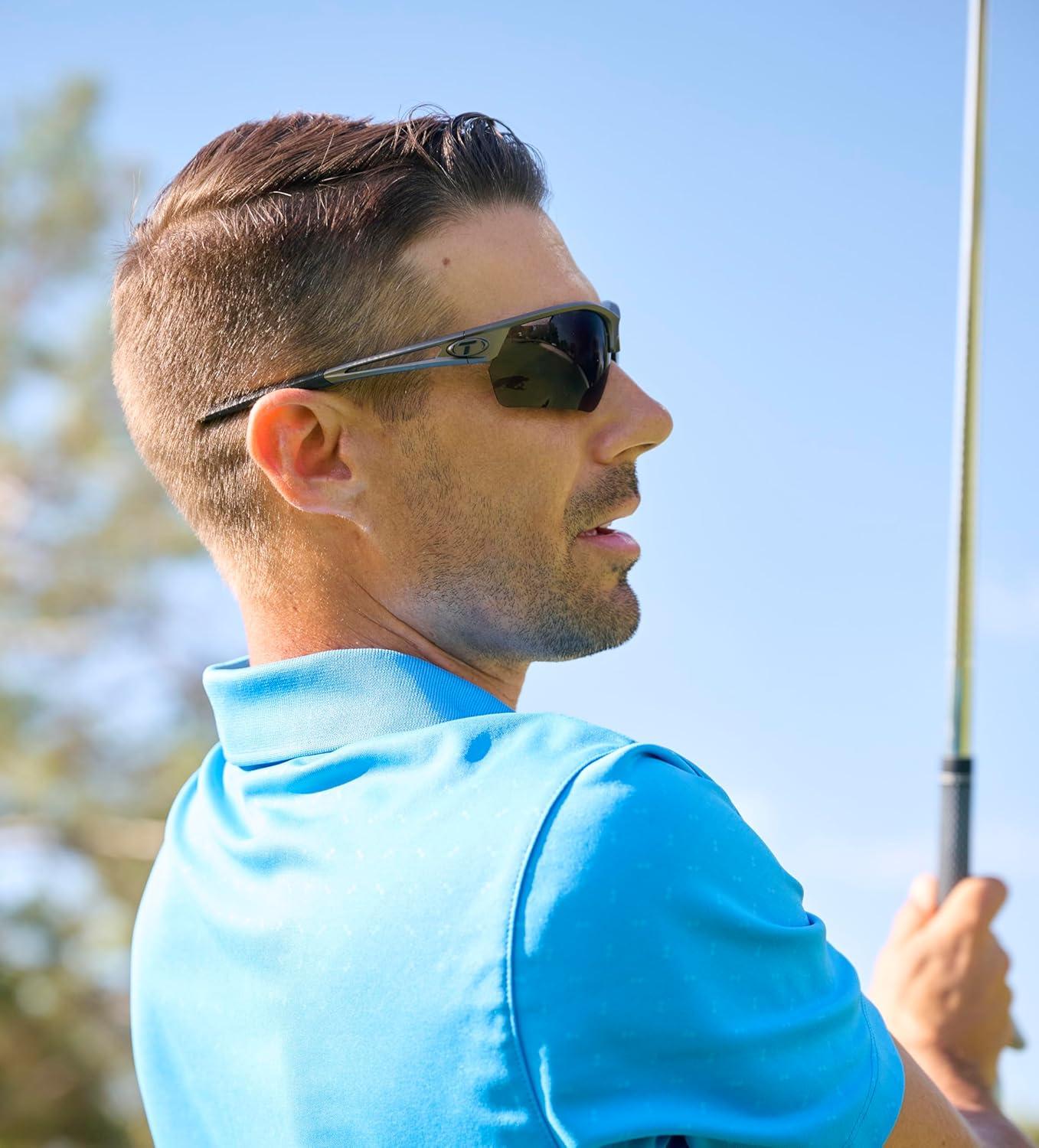 image:imageTifosi Optics Navar FC Full Coverage Sport Sunglasses Ideal For Golf Pickleball Running amp Tennis Vented LensesIron Enliven Golf