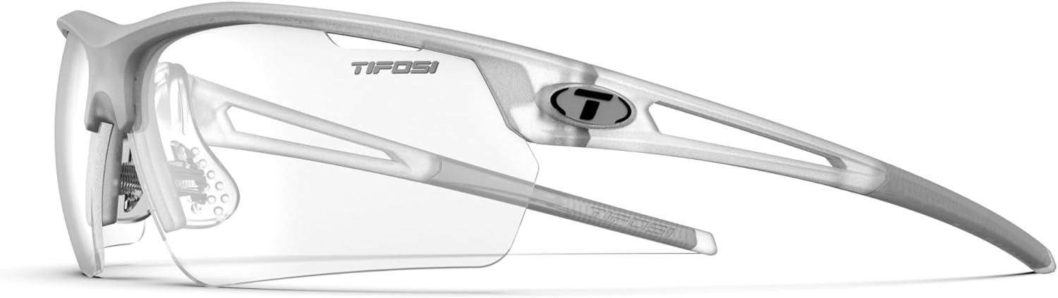 image:imageTifosi Optics Navar FC Full Coverage Sport Sunglasses Ideal For Golf Pickleball Running amp Tennis Vented LensesSatin Clear Clear