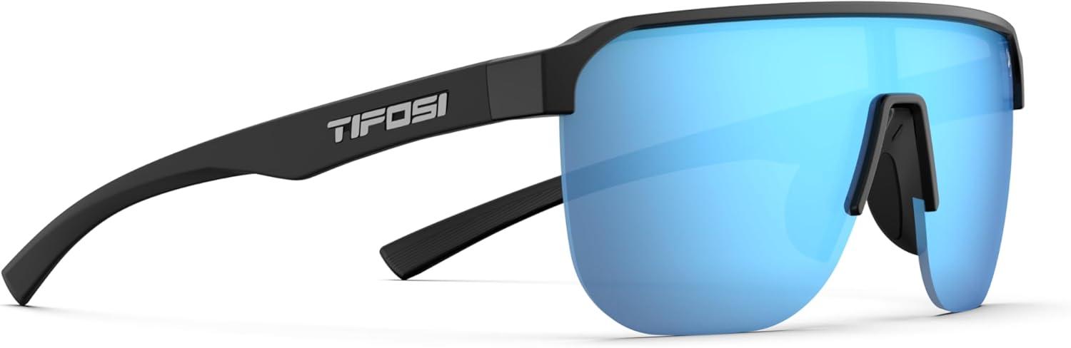 image:imageTifosi Optics Sanctum SL SunglassesGloss Black Smoke Bright Blue Mirror