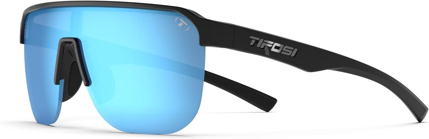 image:imageTifosi Optics Sanctum SL SunglassesGloss Black Smoke Bright Blue Mirror