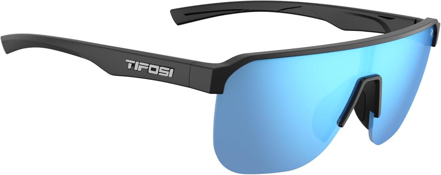 image:imageTifosi Optics Sanctum SL SunglassesGloss Black Smoke Bright Blue Mirror
