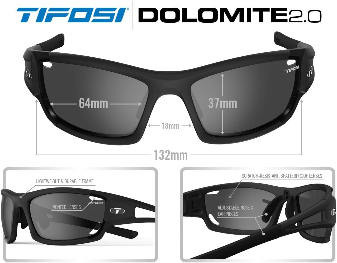 image:imageTifosi Dolomite 20 Wrap Sunglasses Mens amp WomensMatte Black