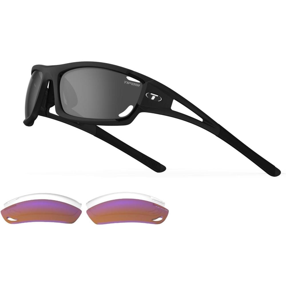image:imageTifosi Dolomite 20 Wrap Sunglasses Mens amp WomensMatte Black