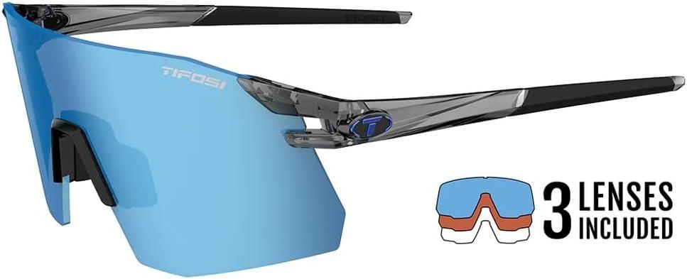 image:imageTifosi Optics Moab XC SunglassesCrystal Smoke Clarion BlueAc RedClear