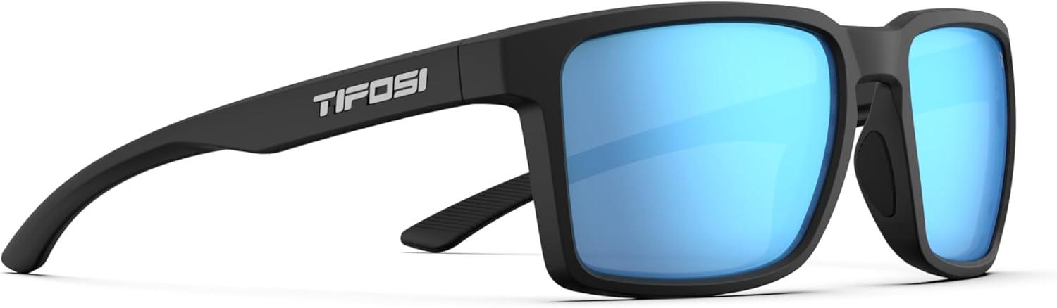 image:imageTifosi Optics Sylo SunglassesMatte Black Smoke Bright Blue Mirror