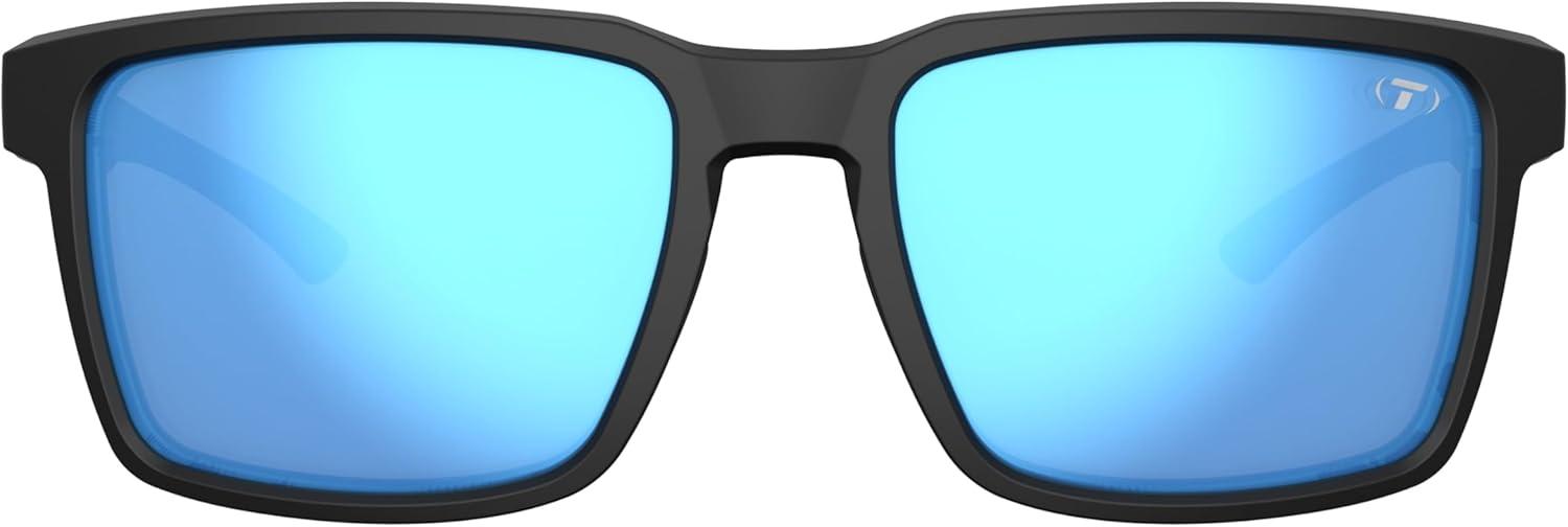 image:imageTifosi Optics Sylo SunglassesMatte Black Smoke Bright Blue Mirror