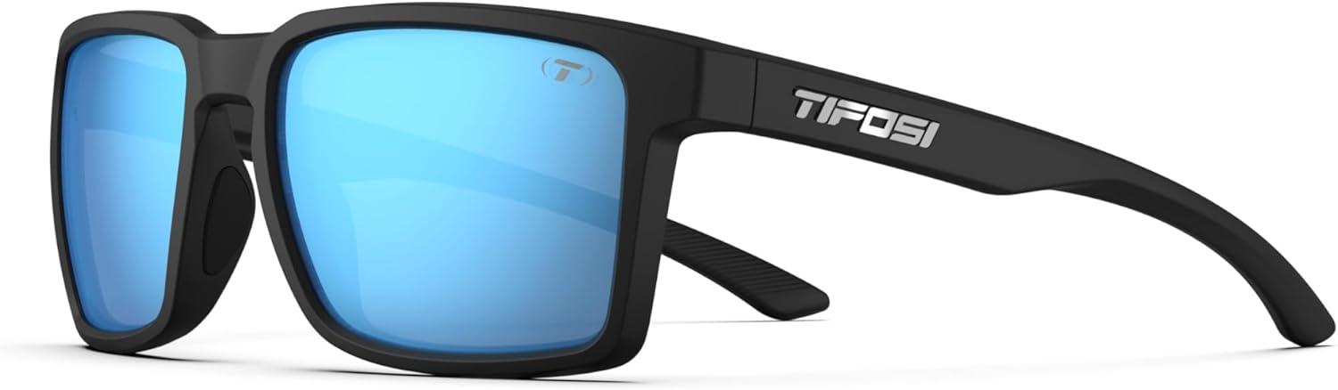 image:imageTifosi Optics Sylo SunglassesMatte Black Smoke Bright Blue Mirror